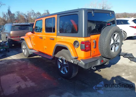 2019 Jeep Wrangler Unlimited Sahara 4X4 z USA, uszkodzony, nr VIN 1C4HJXEN2KW534677
